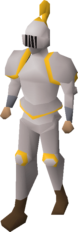 Initiate armour equipped