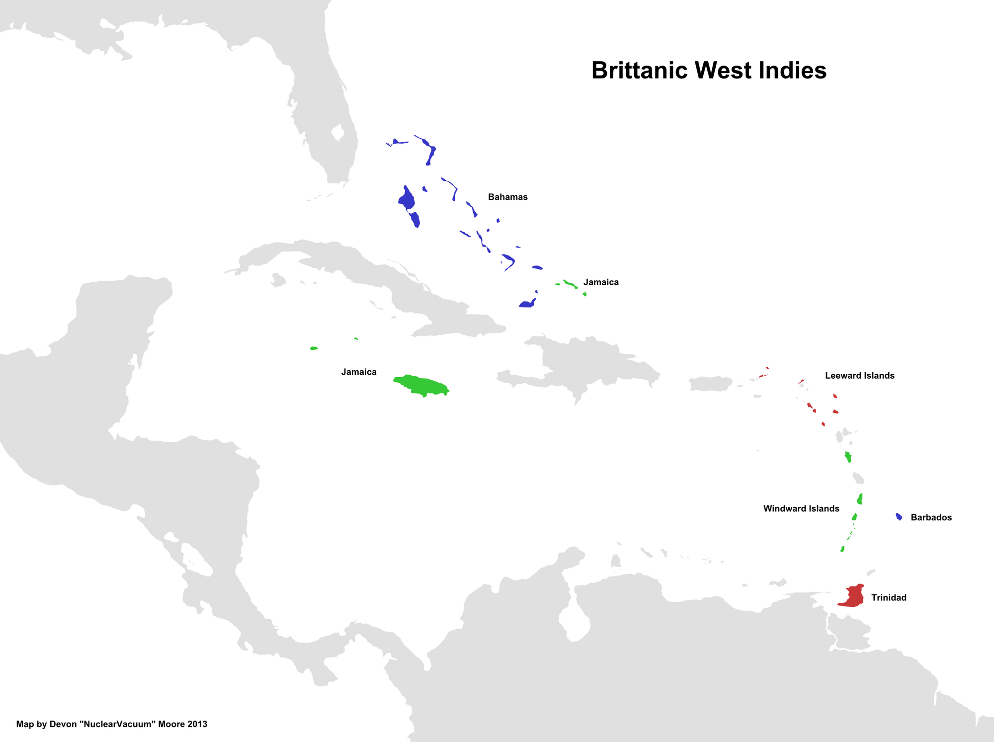 British Leeward Islands 13 Fallen Stars Alternative