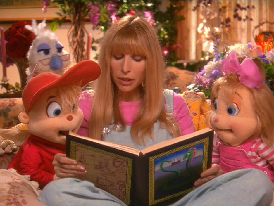 Image - Alvin and Brittany Puppets with Lalu 2004.JPG | Alvin and the