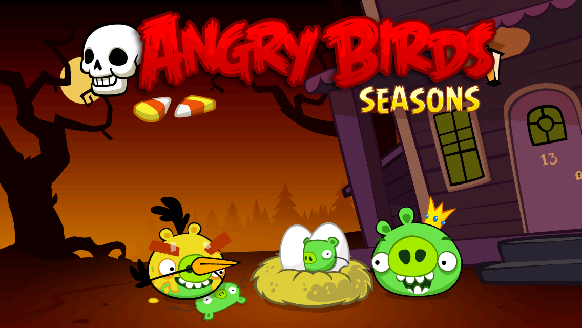 angry birds seasons haunted hogs