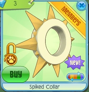 Spiked Collar | Animal Jam Wiki | FANDOM powered by Wikia