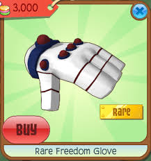 Image result for animal jam rare freedom glove