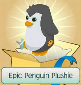 animal jam penguin plushie