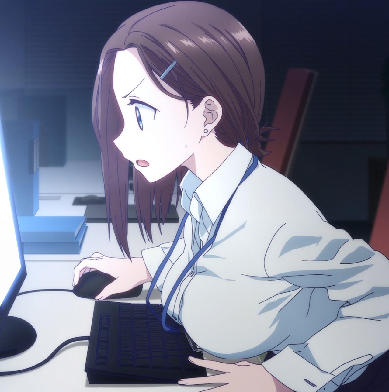 Image - Kohai-chan Stitched (Tawawa on Monday Ep 2).jpg | AnimeVice