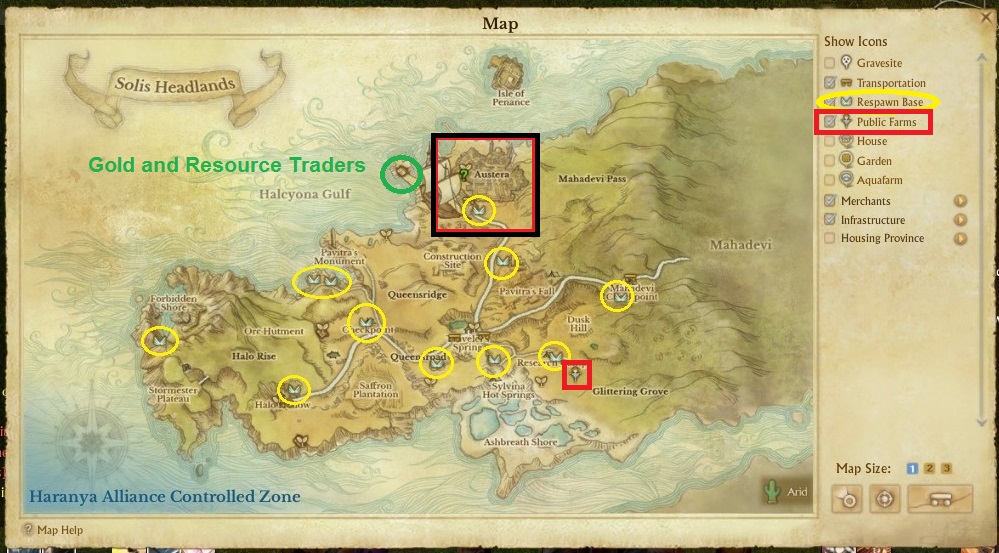 archeage map haranya archeage map haranya