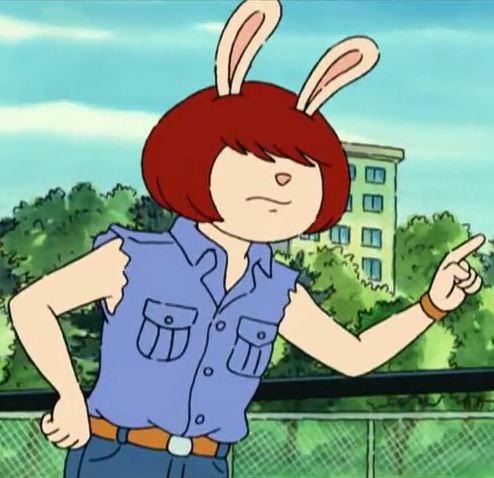 Maggie karaktere az Arthur c. rajzfilmsorozatban - forrás:Arthur Wiki - Wikia