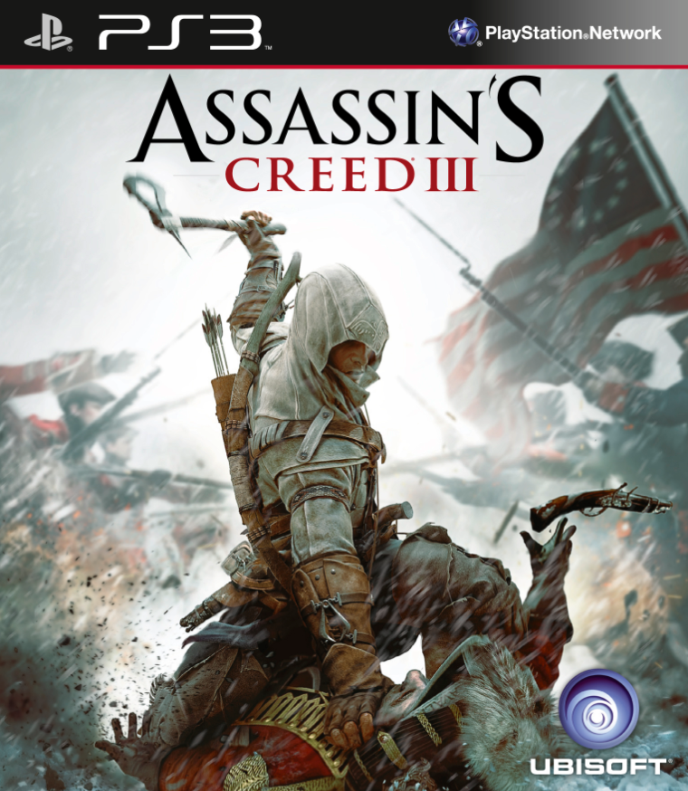 Kết quả hình ảnh cho Assassins Creed III cover ps3