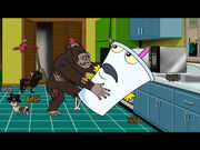 Zombie gorilla