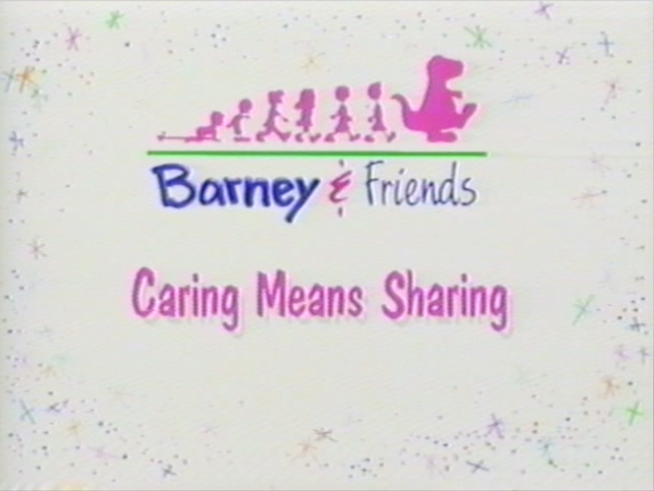 Caring Means Sharing Barney&Friends Wiki Fandom powered by Wikia