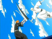 Ichigo lucha contra si mismo