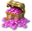 Mountain of gems