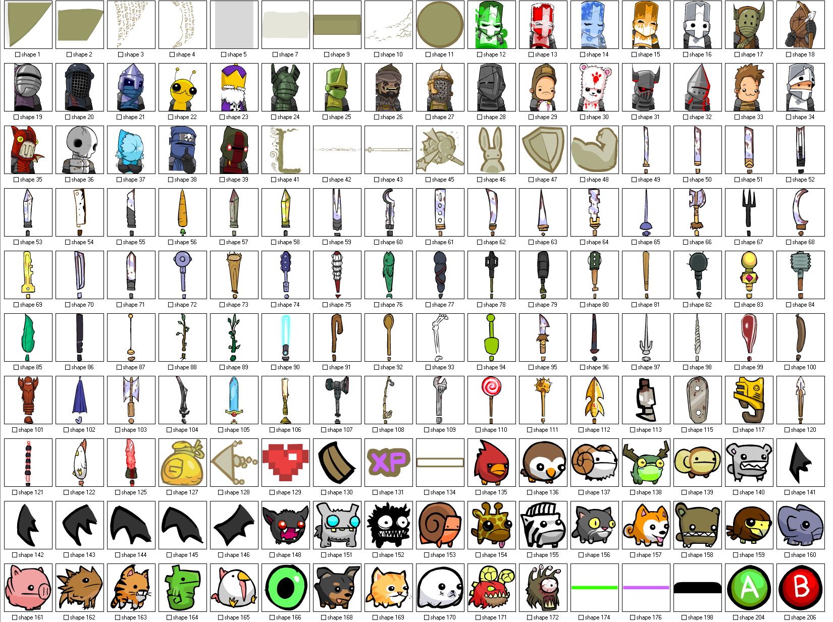 Image Mastersheet.jpg Castle Crashers Wiki FANDOM powered by Wikia