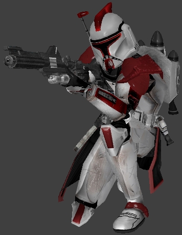 red armor clone trooper