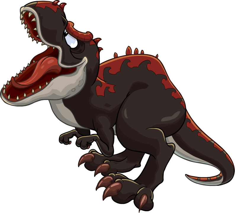 dinosaur with a club on its tail