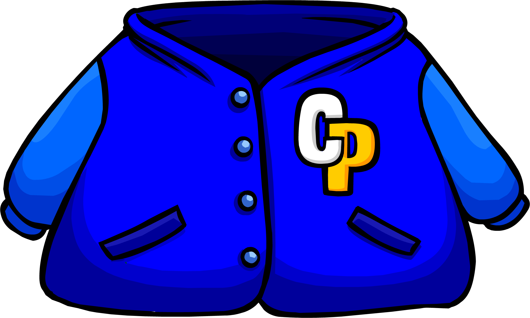 Blue Letterman Jacket | Club Penguin Wiki | Fandom powered by Wikia