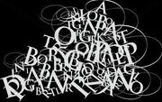 Jumble of letters