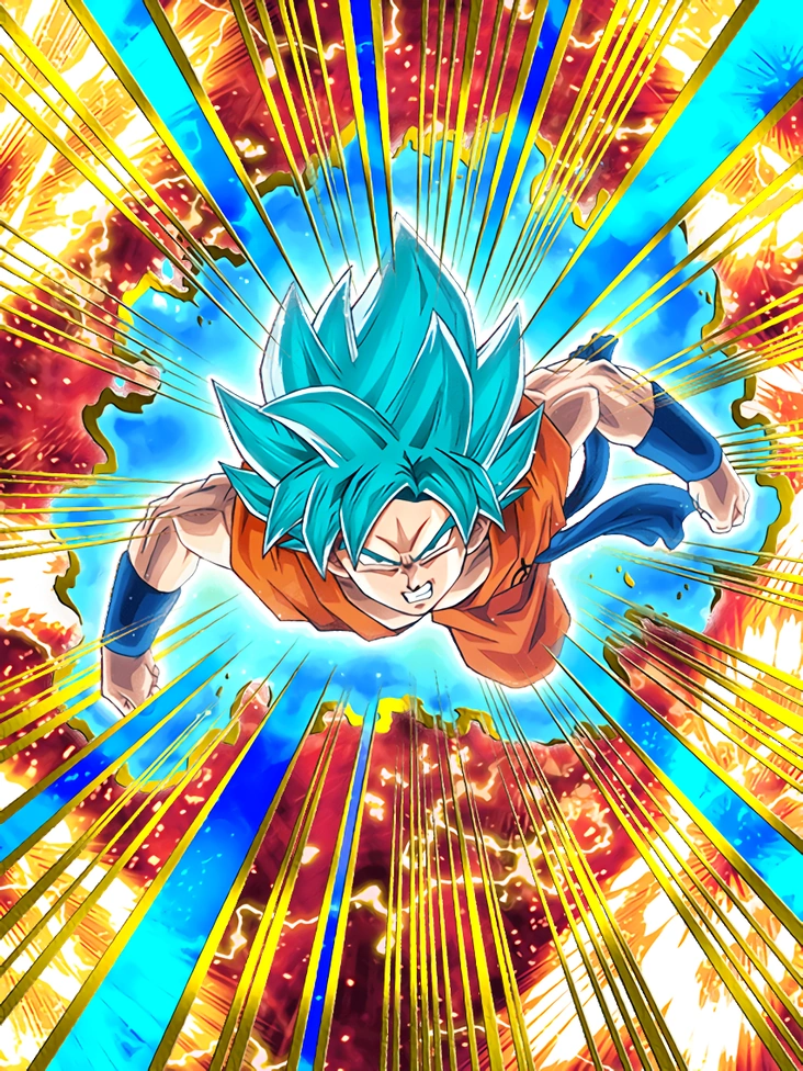 Unstoppable Ascension Super Saiyan God SS Goku Dragon Ball Z Dokkan