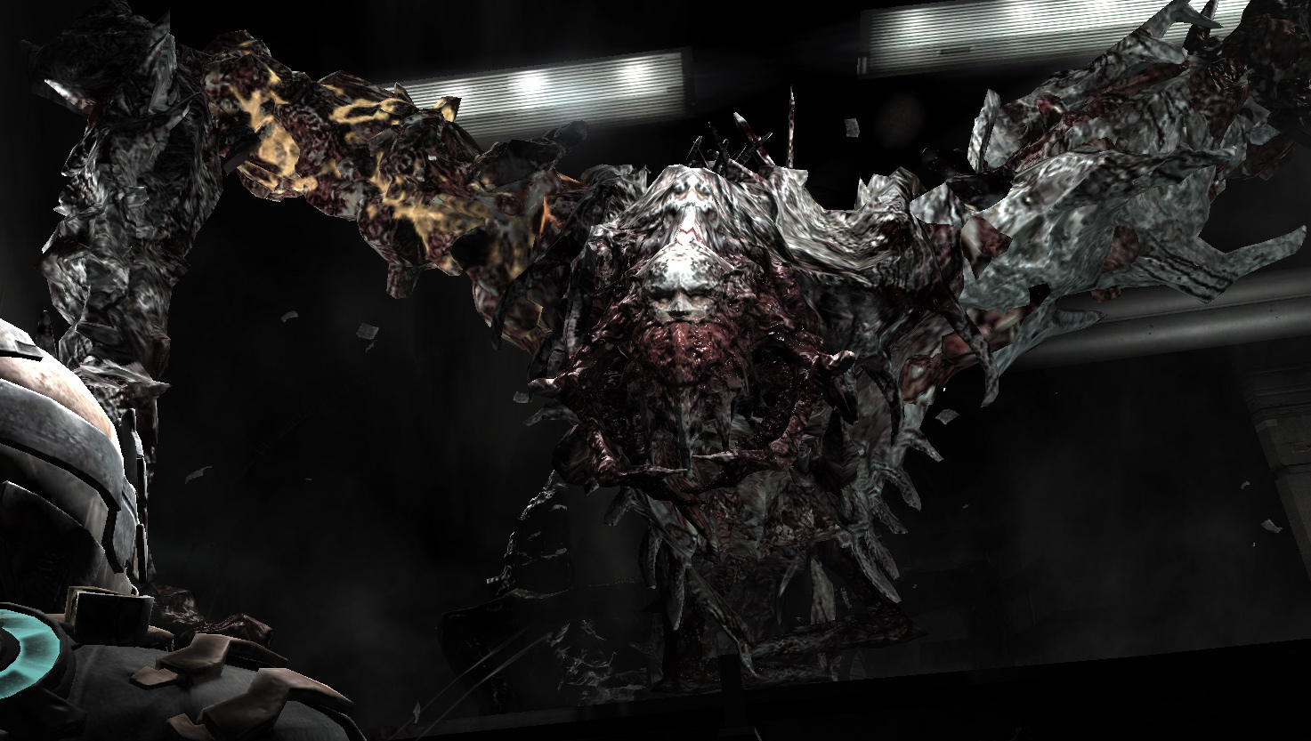 dead space 2 necromorph face concept art