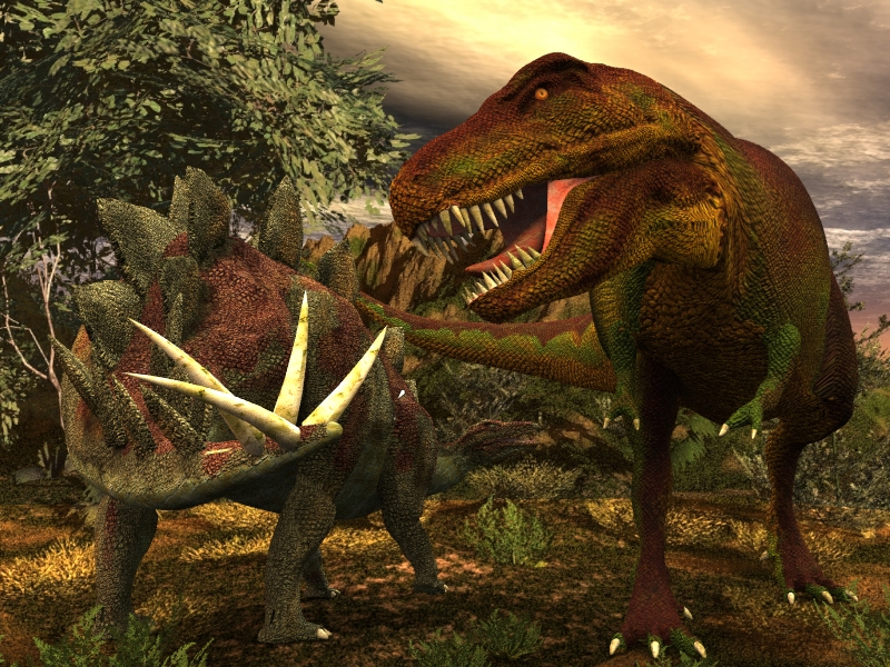 stegosaurus t rex ipad