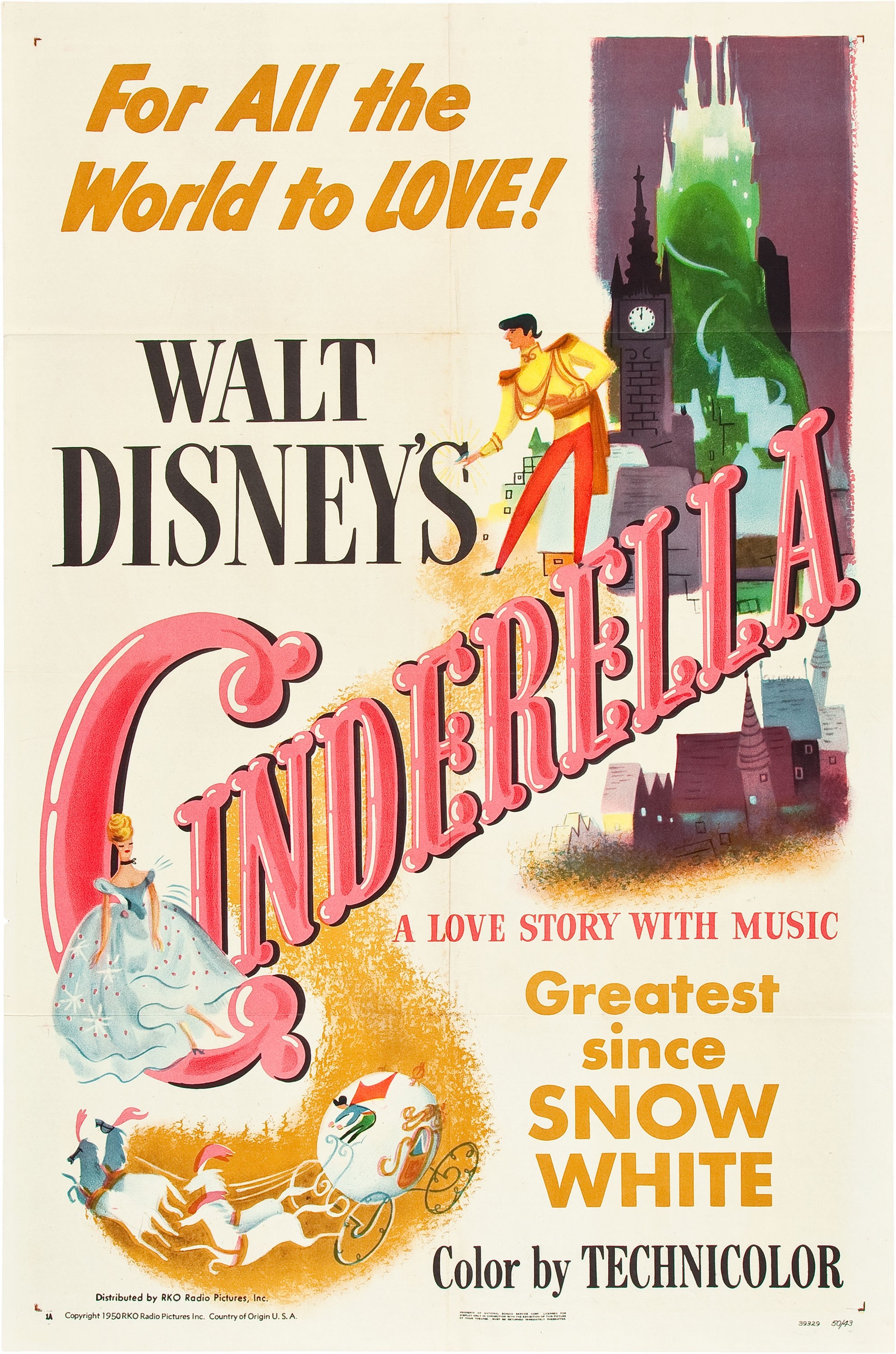 Image result for Cinderella Disney poster