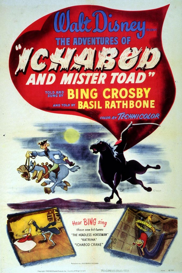 Image result for the adventures of ichabod and mr toad poster