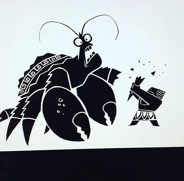 Maui Tamatoa Concept Art Bill Schwab Maui Tamatoa Concept Art Bill Schwab