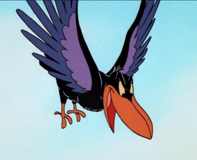 Disney movie with three black crows
