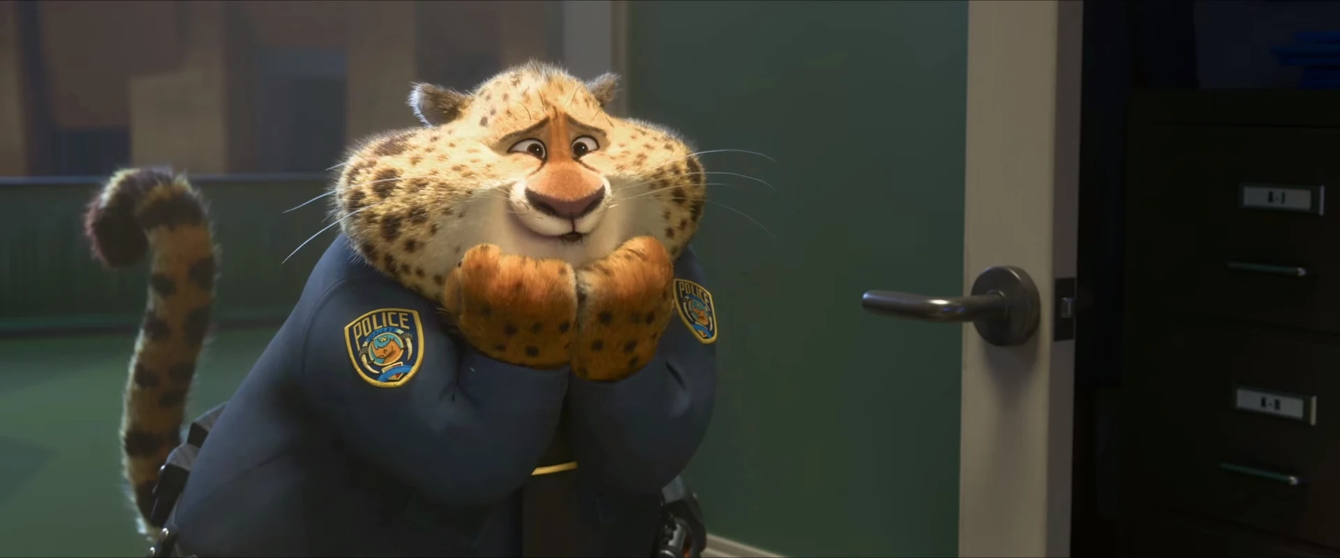 Image - Zootopia Clawhauser screenshot.jpg | Disney Wiki | Fandom