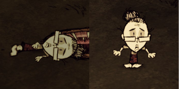 dont starve together wickerbottom and wx 78