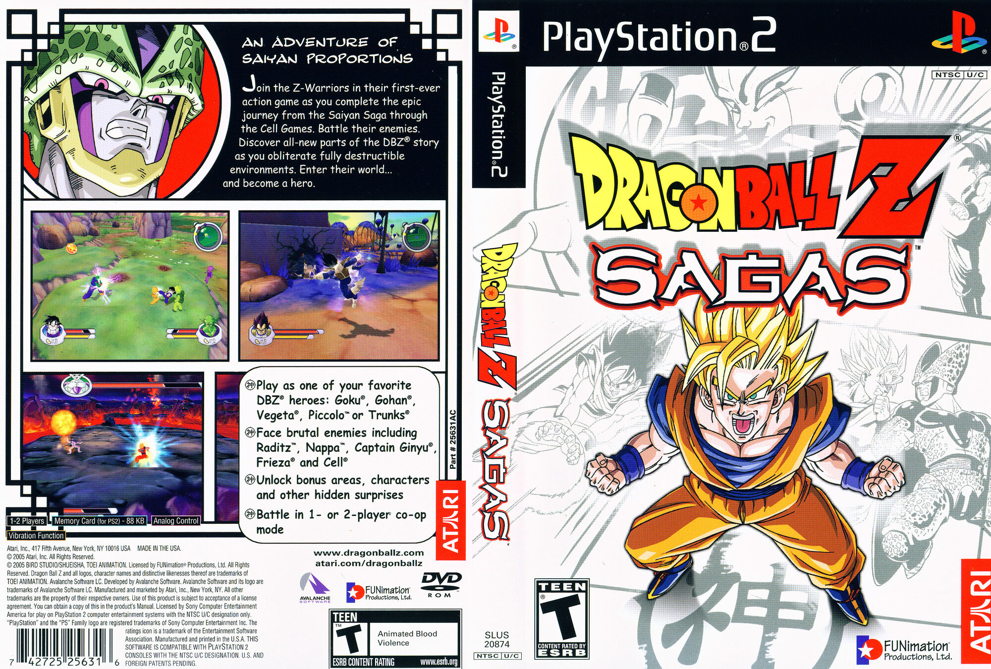 dbz sagas game
