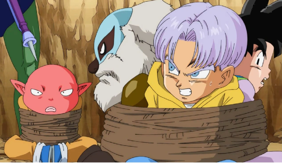 Image Kid goten kid trunks tied up in ropes.png Dragon Ball Wiki