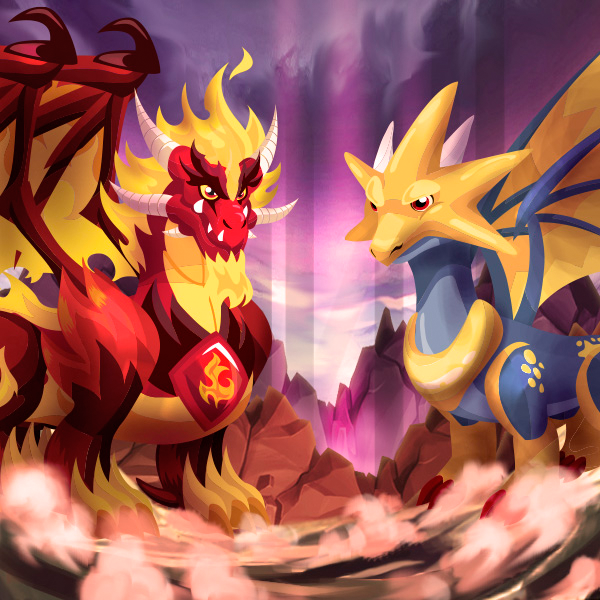 dragon city pure flame and pure terra