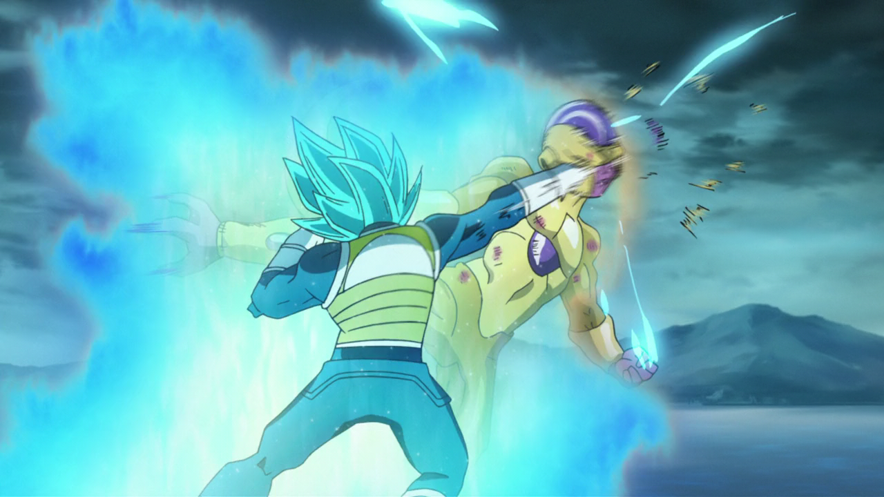 Kết quả hình ảnh cho vegeta blue vs frieza