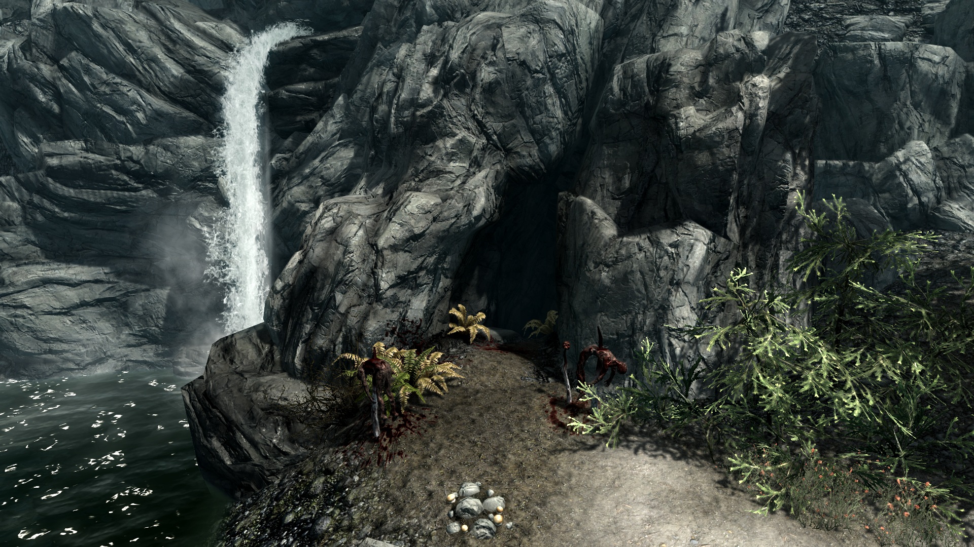 Image result for skyrim cave