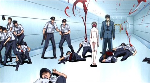 elfen lied gore violence