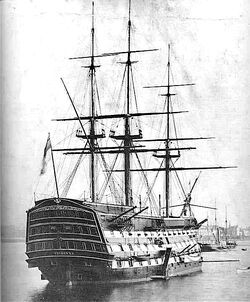 HMS Victory 1884