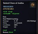 Tainted Claws of Andiza