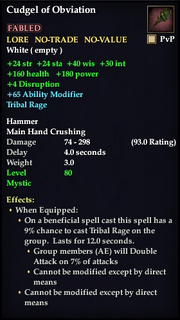 Cudgel of Obviation (Fabled)