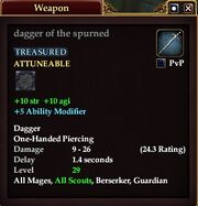 Dagger of the Spurned