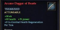 Arcane Dagger of Beasts