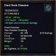 Hard Rock Hammer