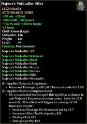 Najena's Voidcaller Silks