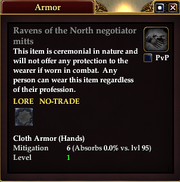 Ravens of the North negotiator mitts