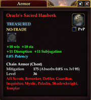 Oracle's Sacred Hauberk