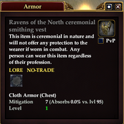 Ravens of the North ceremonial smithing vest