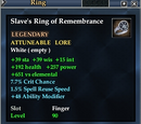 Slave's Ring of Remembrance