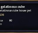 A slimy gelatinous cube