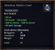 Ahketian Mythic Cowl