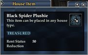 Black Spider Plushie