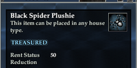 Black Spider Plushie